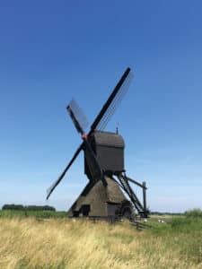 Mühle in der Region Biesbosch