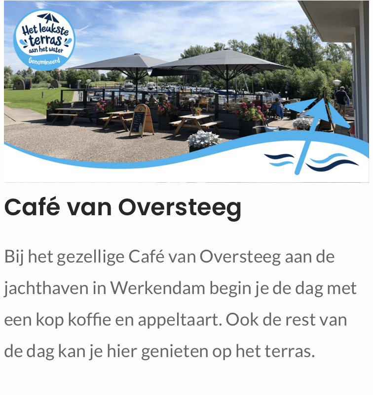 Nominatie terrasverkiezing Café van Oversteeg